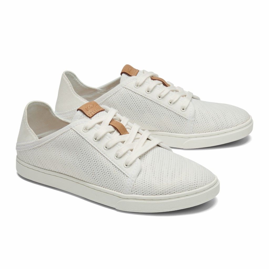 Zapatos Olukai Pehuea Lī - Zapatillas Mujer Blancos 20810-324